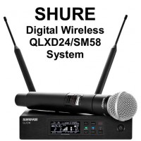 Shure QLXD24-SM58 Bežični Mikrofonski Sistem Shure QLXD24-SM58 Bežični Mikrofonski Sistem